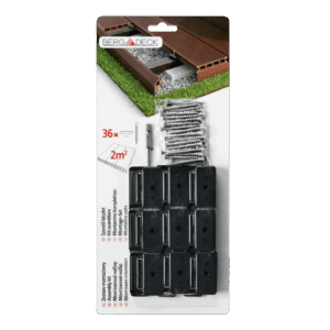 Bergdeck WPC PVC rögzítőklipsz szett